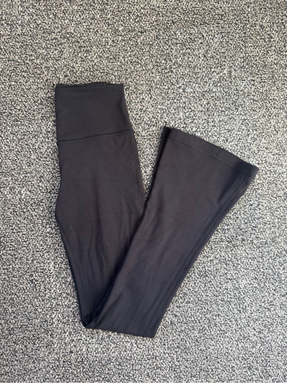 lululemon athletica Black Flare Leggings full length